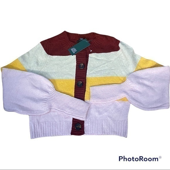 WOMEN'S BUTTON-FRONT CARDIGAN- WILD Fable S - Picture 2 of 6